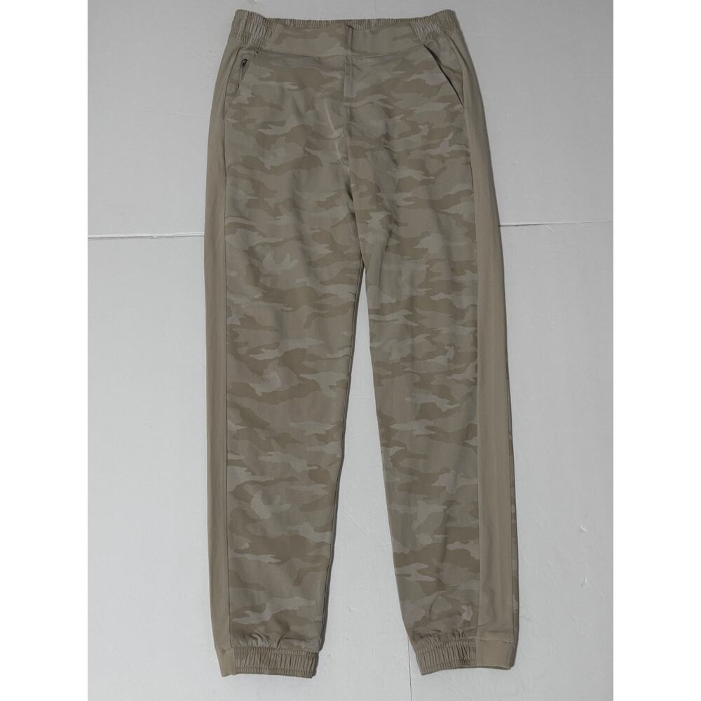 Athleta Brooklyn Camo Jogger Pants, Abalone Beige, Size 8T